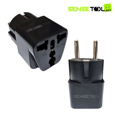 센스툴 110V 220V 여행용 멀티 변환플러그 고급형 돼지코 10A 250V 1000W, 1개