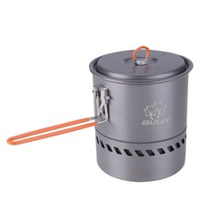 야외 열 수집 교환기 냄비 Bulin S2400 캠핑 피크닉 조리기구 냄비 1.5L