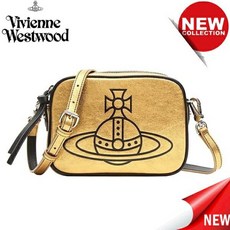 비비안 웨스트우드 비딱하게 걸이 가방 VIVIENNE WESTWOOD ANNA 43030037 CAMERA BAG R401 GOLD 41024카, 단일상품