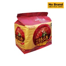[퀴클리몰] 노브랜드 라면 한 그릇 얼큰하고 진한맛 (115gx5), 1팩