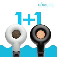 퓨리라이프(PURILIFE) 퓨리라이프 필터샤워기 형 198844, 화이트P1004-A10W블랙P1004-A10K, 1개