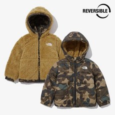 [매장정품] 노스페이스 NORTHFACE키즈 NJ3NP90 베이비 리버시블 MT 침보 풀집 후디드 자켓 BABY REVERSIBLE CHIMBO FZ HOODED JKT 80181