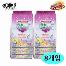  기타 마이도기 향그린 강아지 패드 50매 (라벤다향) (8개입) (1박스), 상세페이지 참조, 상세페이지 참조 