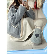 [포댕 커플룩] 곰돌이 조끼 커플룩 강아지 커플룩 강아지 견주 커플룩, 올인원XS, 1개