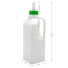 1 pcs 양고기 염소 착유 병 착유기 850ml 병 젖꼭지 술꾼 10 pcs 교체, 1 개 딩커 병