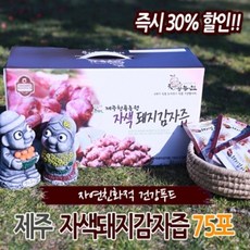 청룡농원 제주산 자색돼지감자즙 110ml x 75개입, 8.25L, 1개