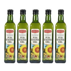 안달루니아 해바라기씨유 500ml 병 스페인산 해바라기유, 5개