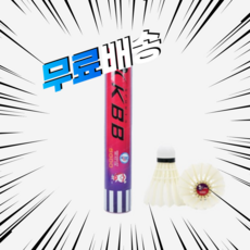 [3타이상무료배송] KBB5000 KBB셔틀콕 배드민턴 셔틀콕 12개입