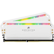 CORSAIR DDR4-4000MHz 데스크톱 PC용 메모리 DOMINATOR PLATINUM 시리즈 16GB [8GB×2장] CMT16GX4M2K4000C19W, 1KB, 1개