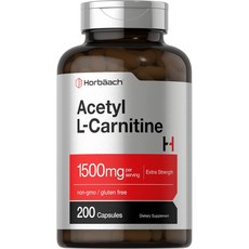 호바흐 아세틸 엘카르니틴 1500mg 200캡슐 Horbaach ALC, 성인남녀공용, 알약/캡슐, 1개, 200정