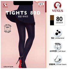 비너스자스민 비너스 항균 무지 타이즈 80D vst7780