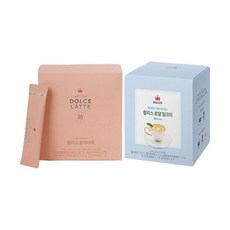 할리스 돌체라떼 20T 1개 + 로얄 밀크티 20T 1개, 390g
