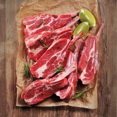싱싱햇 양고기 양갈비 캠핑 숄더랙 양 등심 갈비살, 1세트, 400g