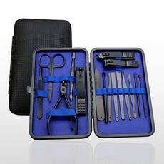 Hermashy Manicure Nail Clippers Set Black Pedicure Care Tools Grooming, 상세내용참조, 상세내용참조