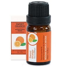 우아코리아 100% 천연 아로마오일 퓨어 에센셜오일 10ml, 스윗오렌지