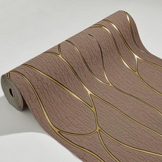 홈 인테리어 tv 배경 벽면 3d 무늬 벽지, 브라운 (일반)
