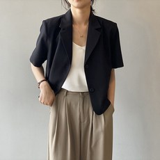 주디앤 여성 휴버트 반팔 여름 자켓