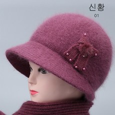 CH 200103 겨울 조류 신품 중년 엄마 여성 따듯하다 모자 A05