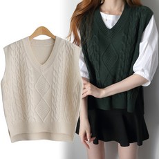 남자옆트임니트조끼