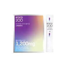 더코코 KOCO200 콜라겐 스틱 파우더 비오틴 히알루론산 엘라스틴 국내산 초 저분자 가루 더코리아콜라겐, 2g x 30포, 60g, 1개