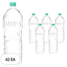 Deeps 에코그린 무라벨 먹는해양심층수, 42개, 2L
