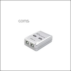 Coms USB 공유기 2대1 선택기 2.0 수동 스위치 및 USB장치공유 PC공유기 tijr