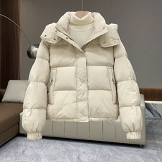파카 여성용 헤비다운 가벼운 여성 코튼 아웃웨어 재킷 캐주얼 짧은 겨울 가성비패딩 숏패딩 후드 따뜻한 패딩 상의 폭스퍼