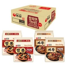 농심 짬뽕 건면 103g x 8p + 짜왕 건면 119g x 8p, 1세트