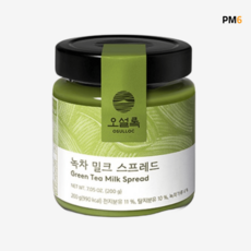 녹차스프레드
 오설록 녹차 밀크 스프레드 녹차쨈 200g 1개
