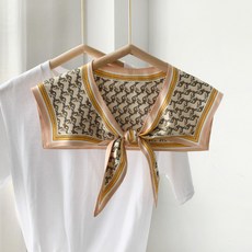 니트진주케이프레이어드카라