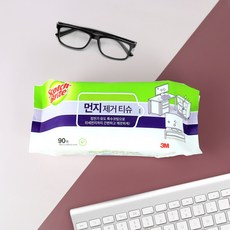 3M 손으로 쓰는 먼지제거 티슈 90매, 6팩