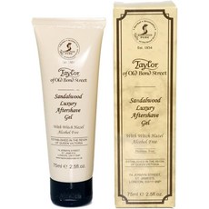 테일러 오브 올드 스트리트 75ml 럭셔리 샌달우드 애프터셰이브 젤, 1개