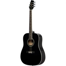 Stagg 6 스트링 어쿠스틱 기타 왼쪽 검은색SA20D LH-BK, Stagg 6 스트링 어쿠스틱 기타 왼쪽 검은색SA20