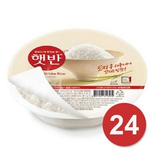 햇반 백미밥, 210g, 24개임!!