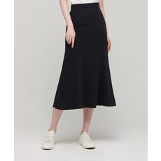 무신사스탠다드 여성 세미 머메이드 스커트 블랙