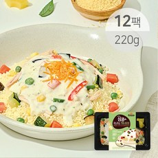 [꼬꼬빌] 심쿵 크림 쿠스쿠스 리조또 220g x 12팩, 상세설명 참조