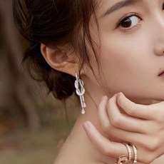 내남편과결혼해줘 박민영 큐빅 물방울 16회 실버 귀걸이