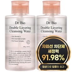 닥터바이오 더블 레이어링 클렌징워터, 480g, 2개