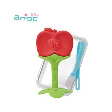 앙쥬 과일 치발기(사과)집게+케이스포함 치발기, 본품+ 천연해면스폰지(1만원이상 구매사은품)