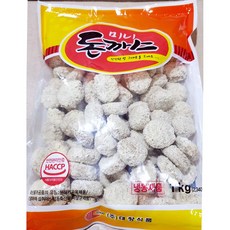 아미고 미니 돈까스 1kg 꼬마돈까스 돈까스 어린이반찬 작은돈까스, 1개