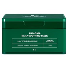 VT COSMETICS Pro積雪草日常舒緩面膜, 30片, 1盒