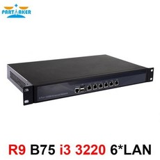 [해외] 동참 R9 6 INTEL PCIE 10 82583 볼트 기가비트 LAN B75 1U 방화벽 A2618 APPLIANCE I3 3220 프로세서 4 RAM 32 SSD PF, 상세내용표시