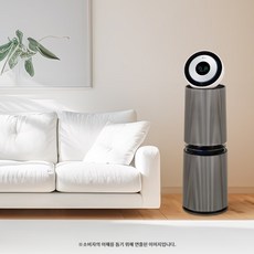 LG 오브제컬렉션 공기청정기 퓨리케어 360˚ 알파UP (34평/G펫필터/샌드베이지/AS354NS4A/LG전자직배송), LG 오브제컬렉션 공기청정기 퓨리케어 360˚ 알파U