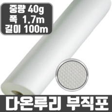 서리방지부직포 농사용부직포 고추부직포 마늘부직포 (40g 1.7m) 길이 50~100m, 50m, 1개