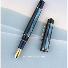 문맨 MOONMAN M800 만년필 문맨닙 (4컬러), 앰버