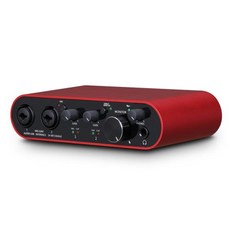 앰프 24 레코딩에 듀얼 인터페이스 전문 오디오 BMG22S BOMGE 채널 192kHz 비트 카드 사용 사운드 라이브, 1) BMG22SRed
