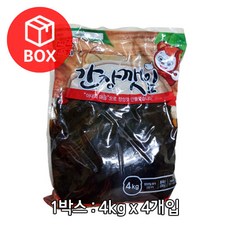 반찬단지 간장깻잎 1박스(4kg x 4개), 1개, 4kg