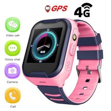 어린이를위한 Smartwatch 4G 네트워크 A36E 시계 연결 gps SOS 키즈 비디오 통화 IP67 방수 알람 시계 카메라 베이비 시계|스마트 시계|, 1개, CHINA, Asia Pacific