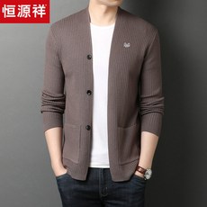 맨가디건 헝가샹 겨울 가을 중년 숄 솔리드 무지 보온 니트 스웨터 캐쥬얼 코트 망토 트렌드