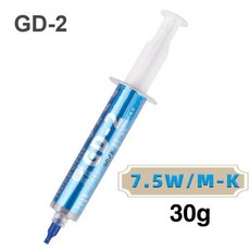 GD-2 열 복합 전도성 그리스 GD900 실리콘 페이스트 방열판 프로세서 CPU GPU 쿨러 냉각 선풍기 석고 7g, 한개옵션2, 02 30g GD-2, 한개옵션1